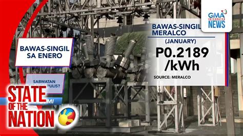 Meralco may bawas.